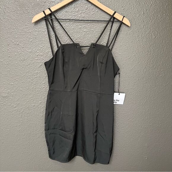 NWT Revolve x By The Way Evelynn Double Strap Dress in Black | Size S - Picture 4 of 11